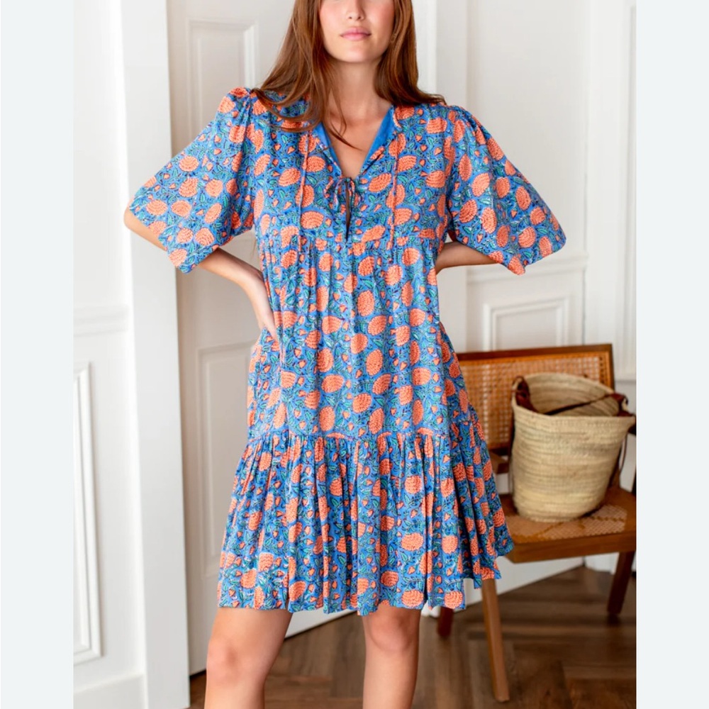Emerson Fry India Collection ISLA DRESS - CHATEAU FLOWER size xs/small
